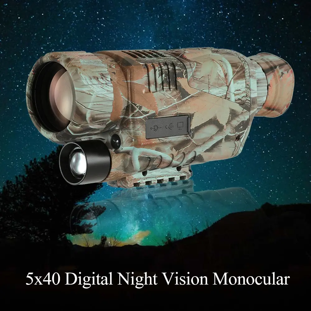 

Top quality Digital Night Vision Monocular Multi-functional Camera Video Recorder Camcorder 5x40 Hunting Night Vision Telescope