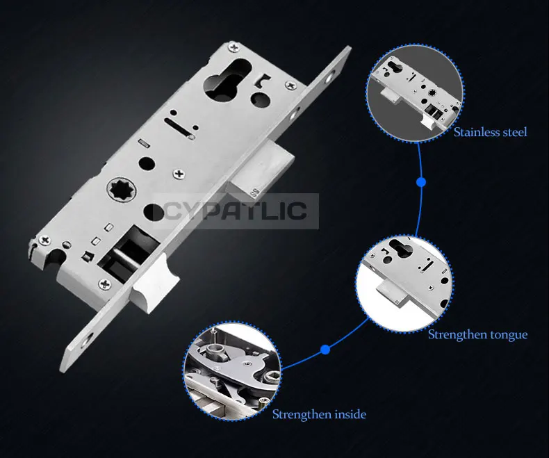 CYPATLIC полностью водонепроницаемый Serrure Porte дверные замки пароль отпечатка пальца дверные замки для деревянной двери или алюминиевой двери