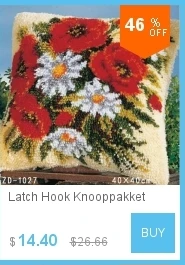 Цветок защелка крюк ковры наборы подушек гобелены комплект вышивка подушки детские Hold Knooppakket ремесла сделать это самостоятельно