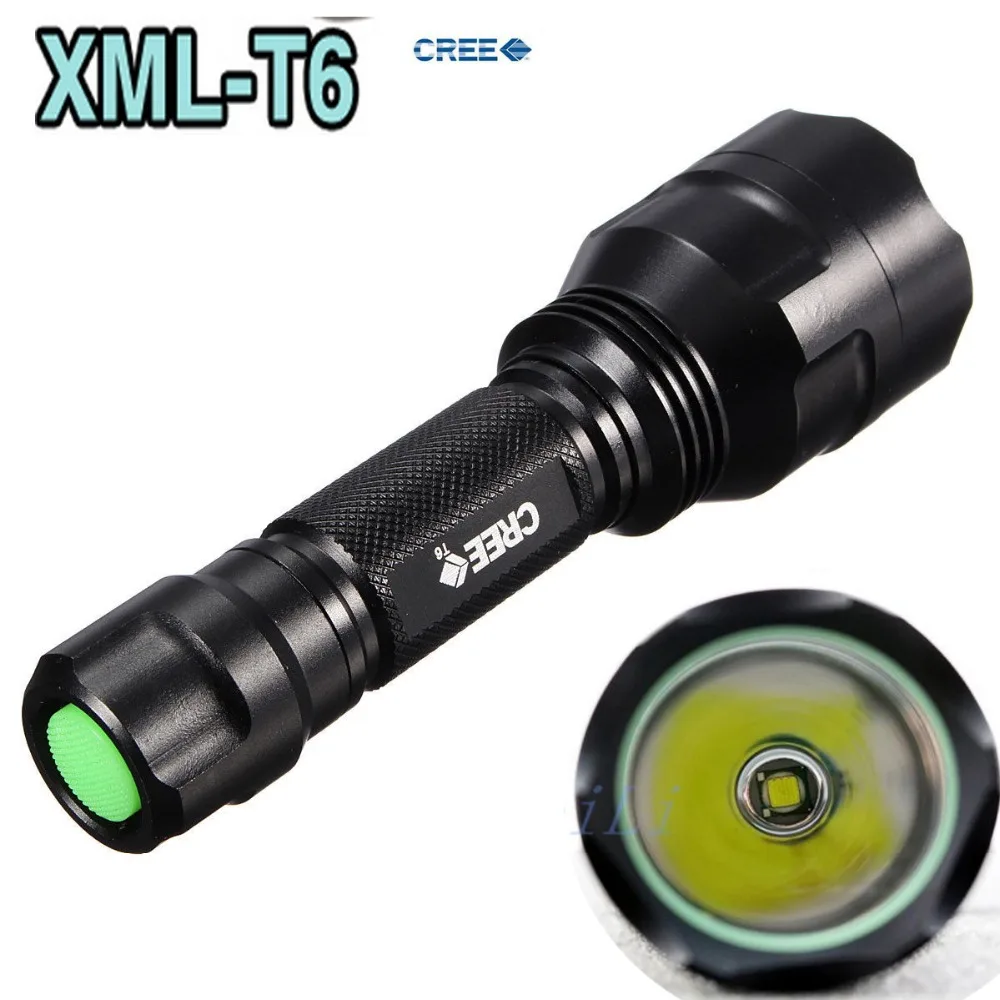Фонарь C8 Cree XML T6 LED 2000лм фонарь Lanterna для самозащиты кемпинга Лампа велосипеда|c8