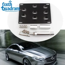 Передний бампер буксировочный крюк номерной знак Монтажный кронштейн комплект для Mercedes Benz E S C CLS clk-класс