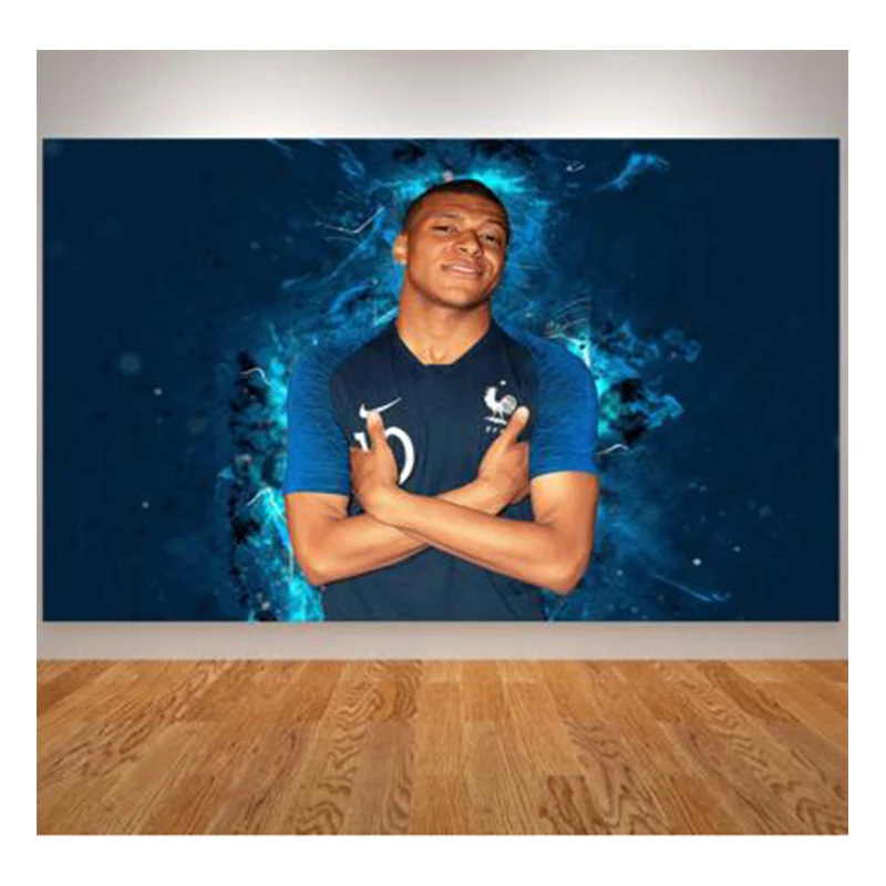 

New 5D DIY Diamond Embroidery Stitch Kylian Mbappe France Football diamond painting Mosaic new year home decoration gift C51