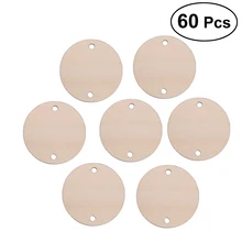 60 шт. деревенский деревянный круглый штук деревянные декоративные DIY Craft Свадьба Таблица разброса украшения сада