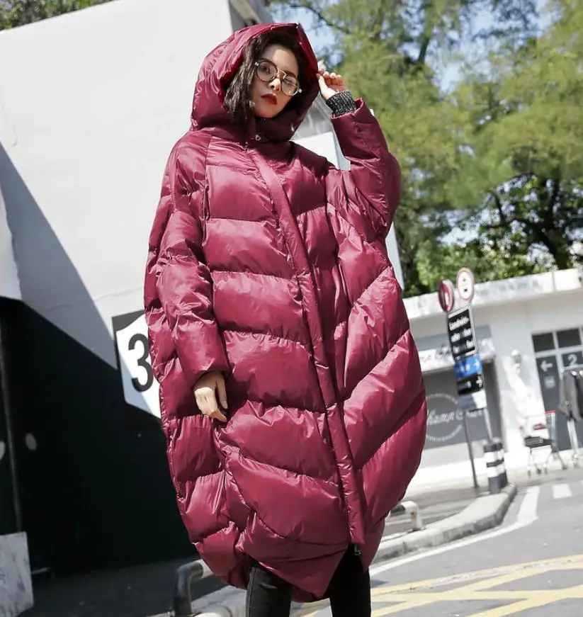 Bas grey Épaissir Survêtement La Veste Parkas L1635 Lâche Taille Longues Black Oversize Vers À De Femmes Capuchon Chaud Manches Manteau Hiver Coton red Le Plus Mode blue 1H4YqTHw
