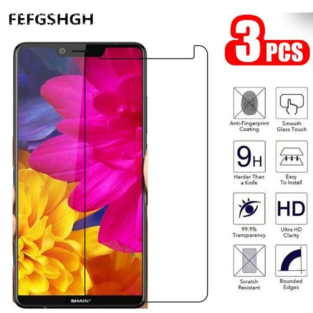 

9H Tempered Glass For Sharp Aquos S3 Screen Protector Glass On The For Sharp Aquos S3 Protective Film Glass