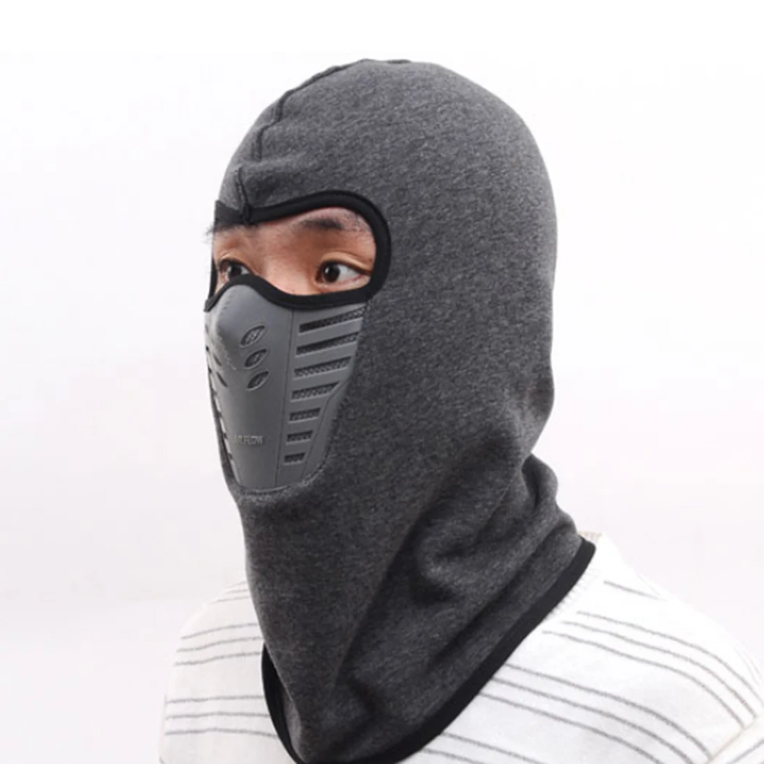 

Men & Women Winter Neck Full Face Mask Thermal Fleece Protection Hat Ski Hood Helmet Cap Cycling Bike Accessories Outdoor Sports