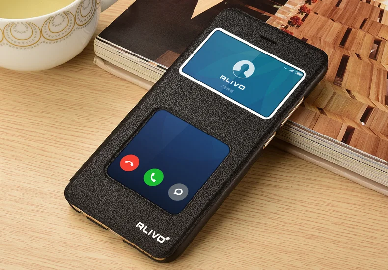 

xiaomi redmi note 8 7 5 5a 6 6a Pro Plus S2 Mi 8 SE A1 A2 Lite case,View Window PU Leather Case For xiaomi Flip Cover ALIVO