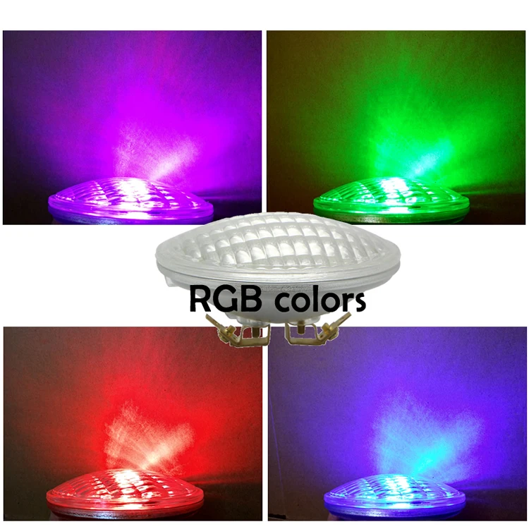 PAR36 светодиодный RGB лампа Рабочий светильник для бассейна ландшафтный светильник s 12 Вт DC 12 В Точечный светильник теплый белый холодный белый