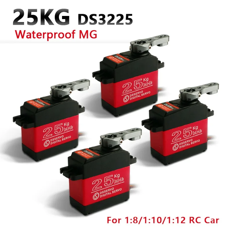 

4XDS3225 update servo 25 KG full metal gear digital servo baja servo Waterproof servo for baja cars + Free Shipping