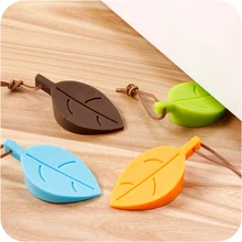 Hot Silicone Rubber Door Stopper Cute Cartoon Autumn Leaf Style Home Decor Finger Safety Protection Kid Baby Safe Prevent Wind