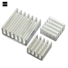 3 шт. Клей алюминиевый радиатор кулер комплект для охлаждения Raspberry Pi Радиатор Вентиляторы