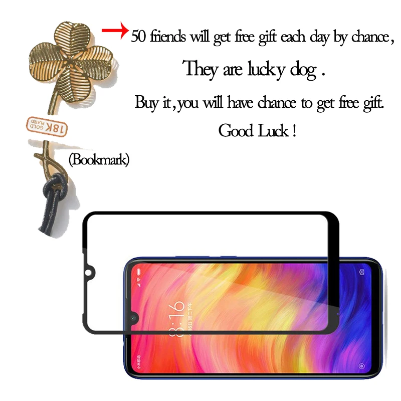 Стекло для Redmi 7 Note 5 Pro 4X GO закаленное стекло Xiaomi защита экрана 2 шт.|Защитные стёкла