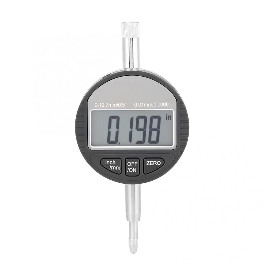 Digital Probe Range Dial Indicator Clock DTI Gauge 0~12.7mm//0.5/" 0.01mm//0.0005/'/'