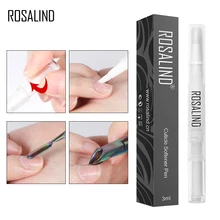 ROSALIND 3 мл Масло для кутикулы ногтей смягчитель ручка пластик мертвой средство для отшелушивания кожи Уход за ногтями Маникюр дизайн ногтей питание лечение инструмент
