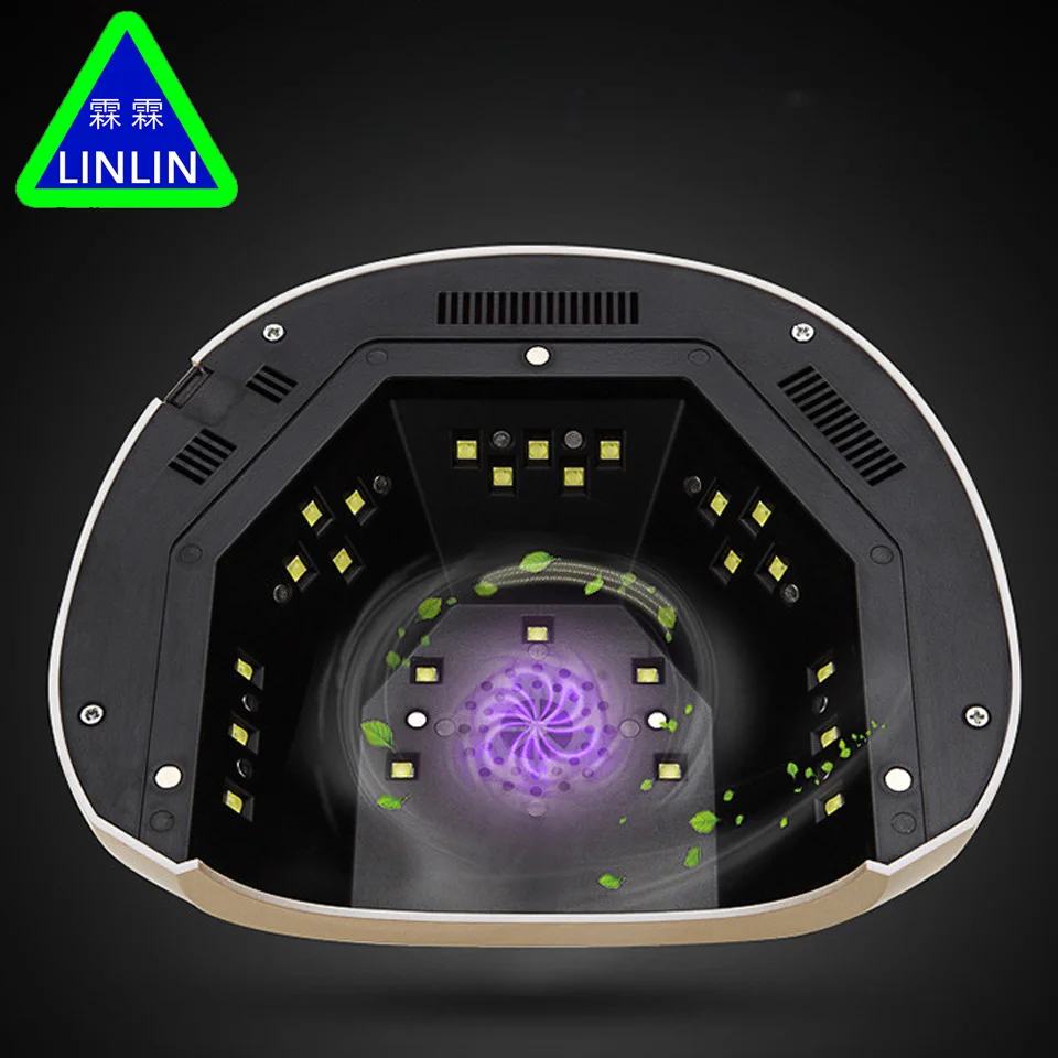 LINLIN Nail 48W intelligent induction double light phototherapy machine nail LED phototherapy baking lamp drying machine nail