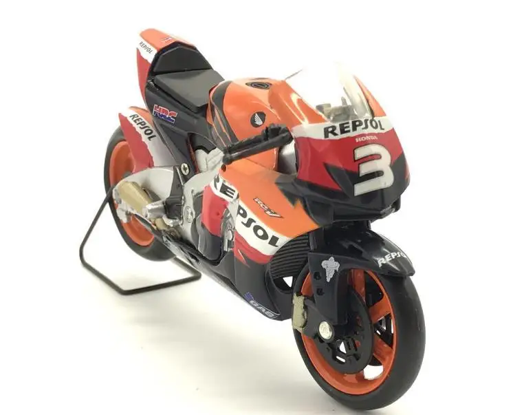 1:18 Масштаб moto rcycle модели, высокая моделирования Honda moto GP RCV moto rcycle игрушки, Коллекционная модель