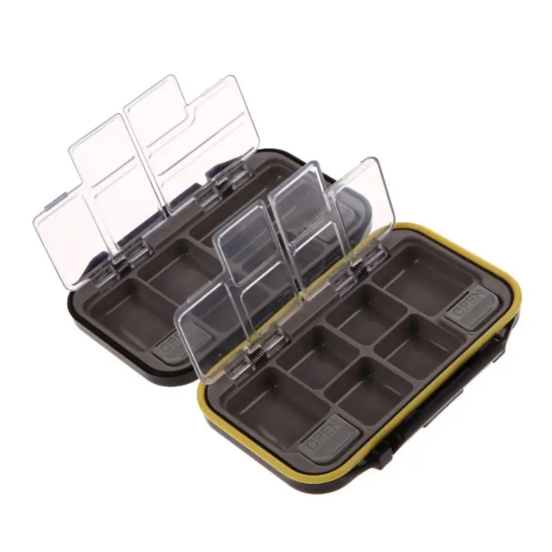 

12 Compartments Waterproof Fishing Tackle Storage Box Eco-Friendly Plastic Fishing Lure Bait Tackle Durable Fish Pocket box Z70
