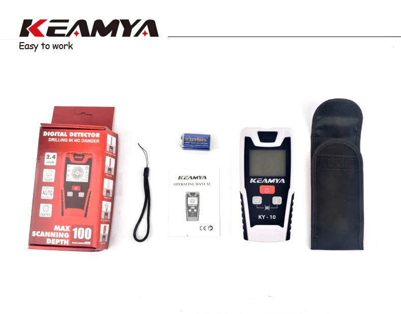 KEAMYA Многофункциональный сканер для стен ручной профессиональный настенный детектор металла древесины AC кабельный искатель сканер настенные диагностические инструменты