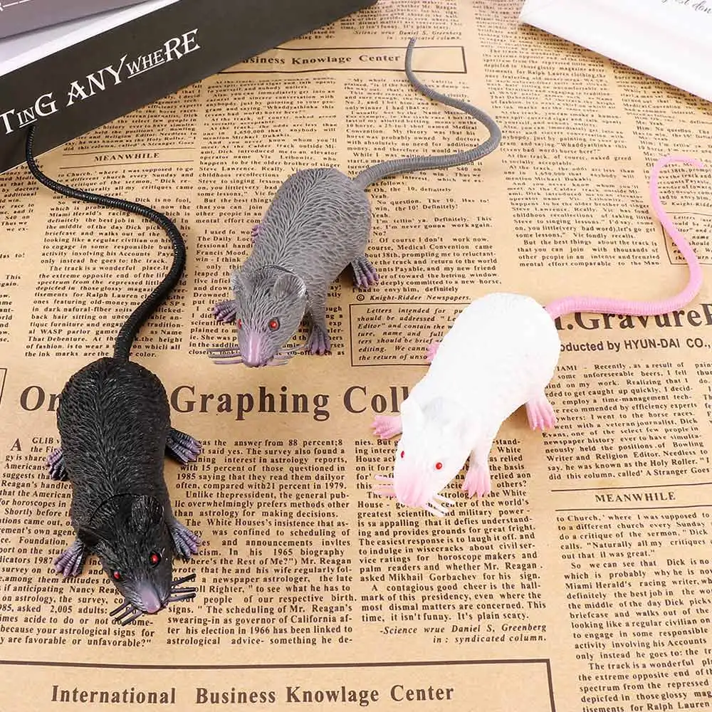 

2019 1Pcs Funny Tricky Joke Fake Lifelike Mouse Model Prop Halloween Gift Toy Party Decor For Kids Novelty & Gag Toys