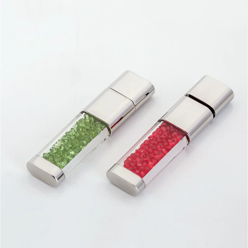 Новый Кристалл элементы usb флэш накопители USB 2 0 накопитель U диск pendrive 4 ГБ 8 16 32