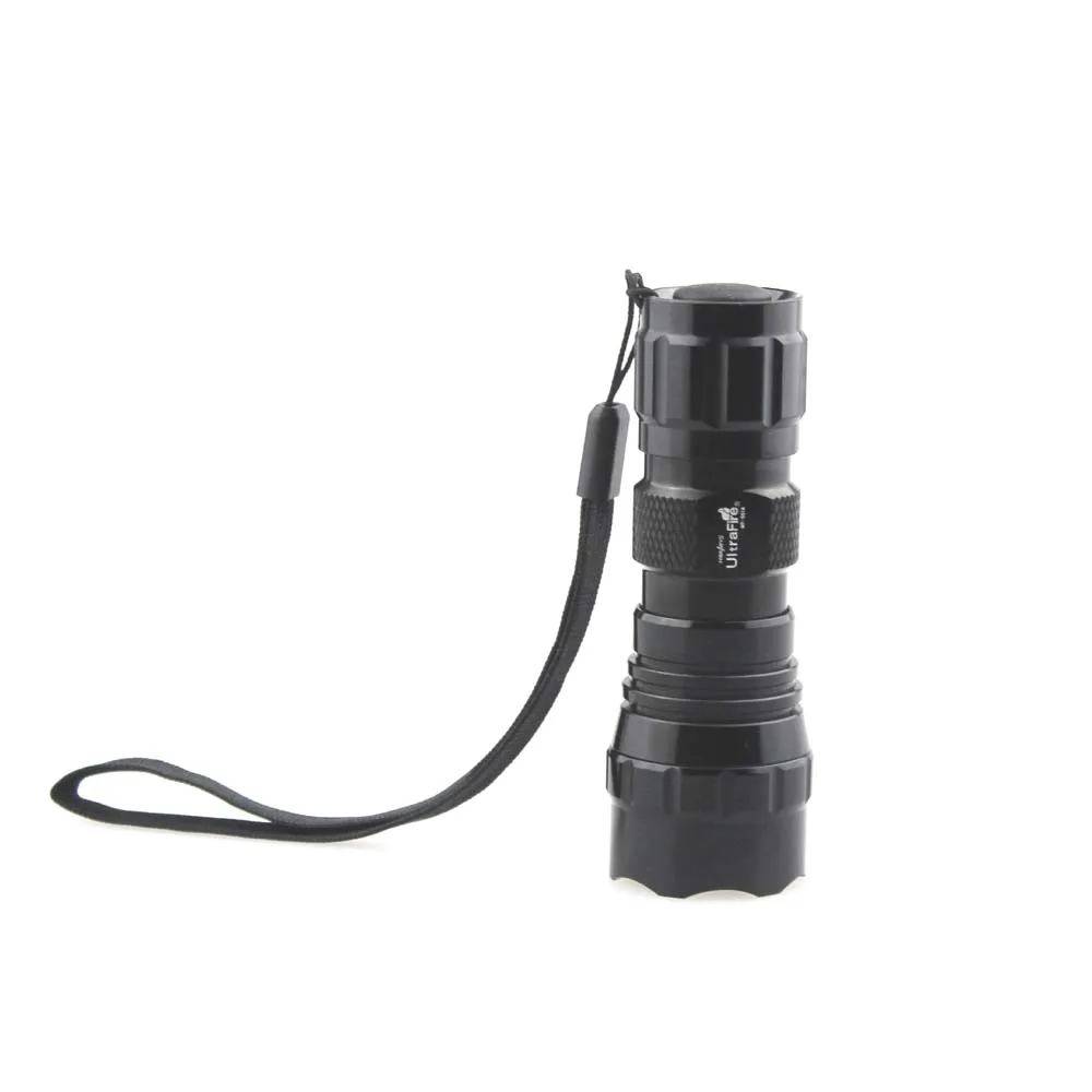 Фонарик со светодиодной УФ лампой 10000 нм (1xCR12 3A/1x16340)|uv led flashlight|led flashlightled uv flashlight |