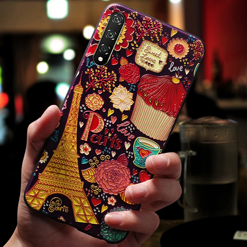 Чехол, чехол, чехол для HuaWei Honor 20 pro Honor20 20pro силиконовый Мобильный силиконовый милый 3D роскошный мягкий чехол для телефона