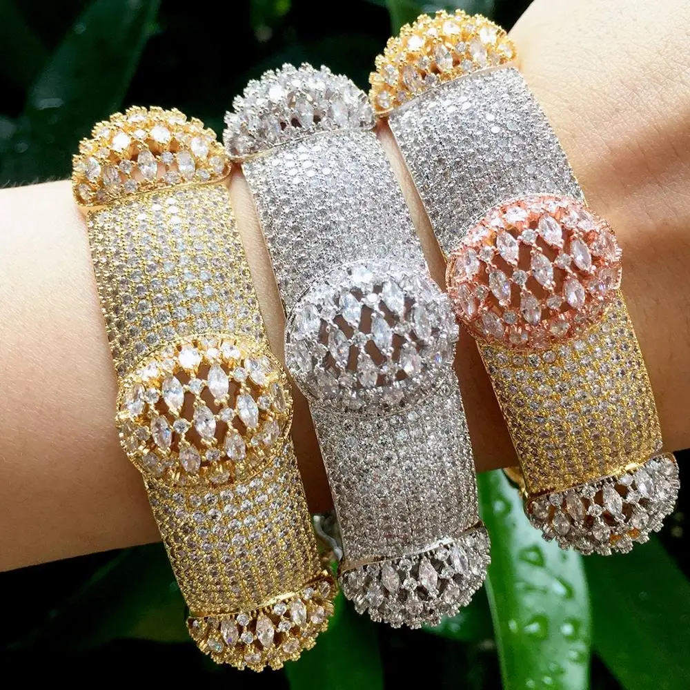 

ModemAngel Luxury Shape Delicate Super AAA Cubic Zirconia Women Brand Bijoux Fashion Full lap Bangle Ring Sets Party