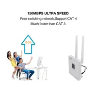 4G LTE CPE Router wi-fi łączy szerokopasmowych odblokować 4G 3G mobilny punkt aktywny WAN/LAN Port podwójny anteny zewnętrzne brama z gniazdo karty Sim 2