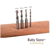 SET of 4PCS, 6,8,10,12mm, Upcut Spiral Router Bit, 1/2 and 1/4 Shank ► Photo 1/6