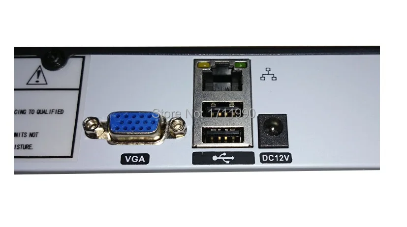 MHK 4CH IP/Сетевая камера CCTV NVR Поддержка английский/русский/французский/испанский переключатель, поддержка ONVIF, только VGA выход