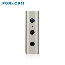 FORNORM Bluetooth наушники приемник адаптер наушники алюминиевый аудио беспроводной адаптер с микрофоном для наушников 3,5 мм разъем