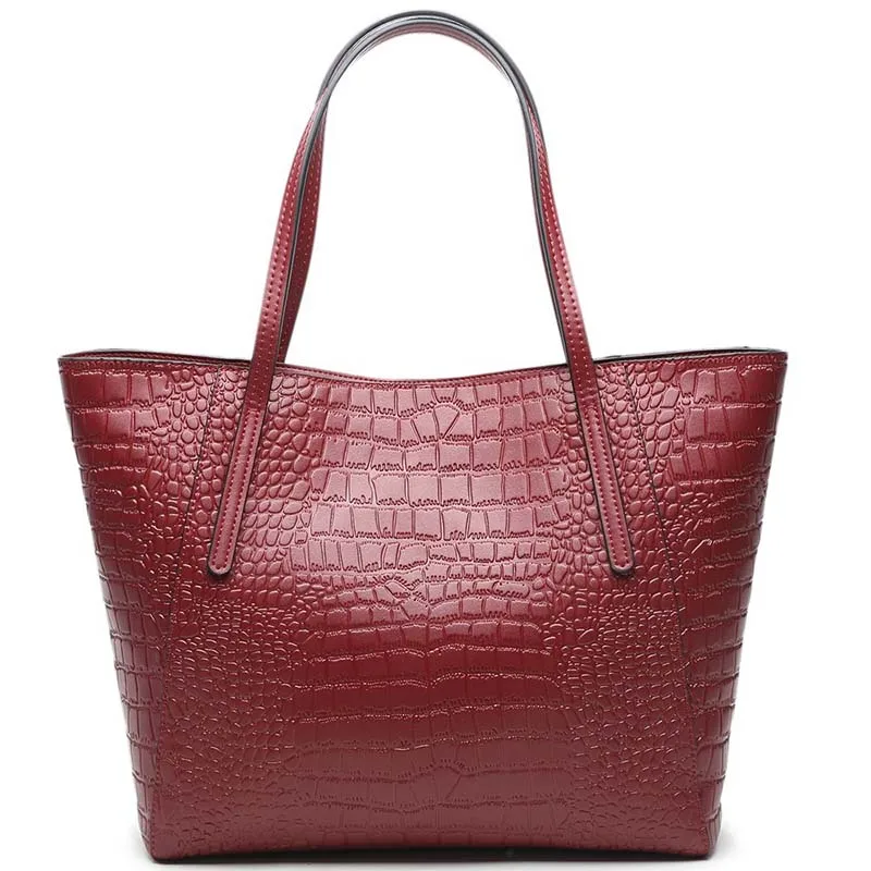 

NEW Alligator Genuine Leather Handbags Big Women Bag High Quality Female BagsTrunk Tote Brand Shoulder Bag Ladies Large Bolsos