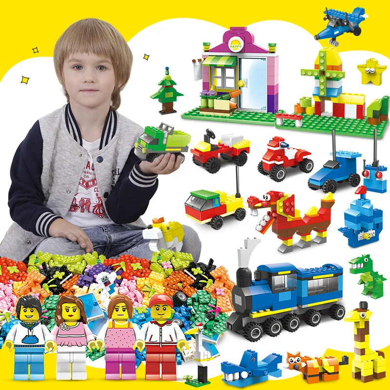 Legoing bausteine kinder intelligenz spielzeug DIY kreative kleine partikel spielzeug ziegel