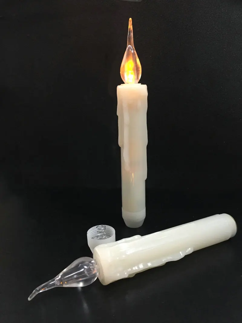 120pcs LED Taper Battery Operate Flameless Candle lamp Dipped wax