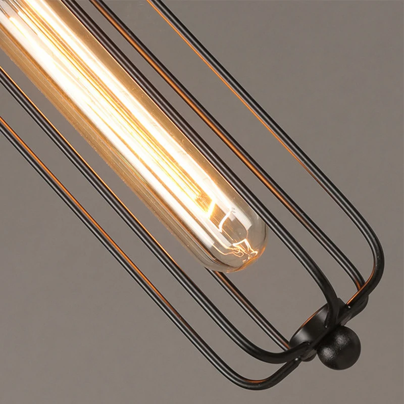 Luminária pendente vintage estilo industrial, candeeiro suspenso de cabeça única para bar, corredor, restaurante e corredor