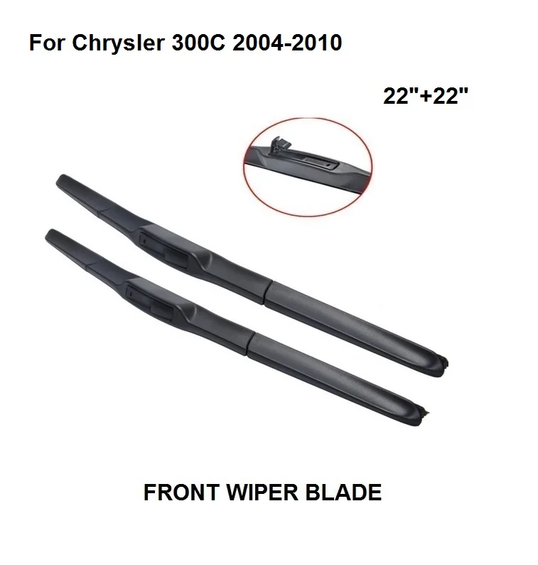 Wiper Blades For Chrysler 300C 2004 2010 22"+22" Wipers Blade