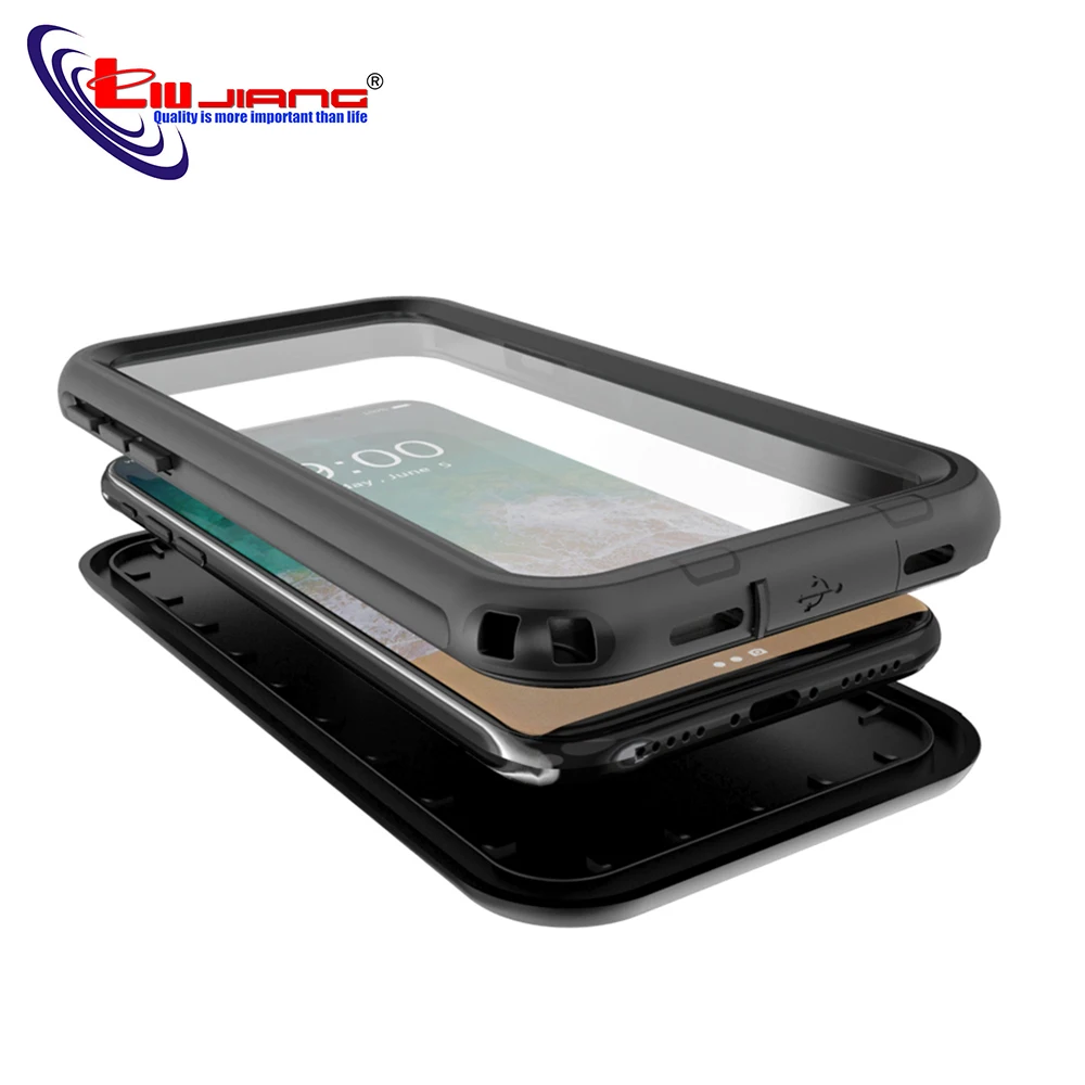 

IP-68 Waterproof Phone Case For iPhone X 8 7 6 6s Plus Armor Full Protection Cover Swimming Diving Case Bag For Apple x 6 Capa