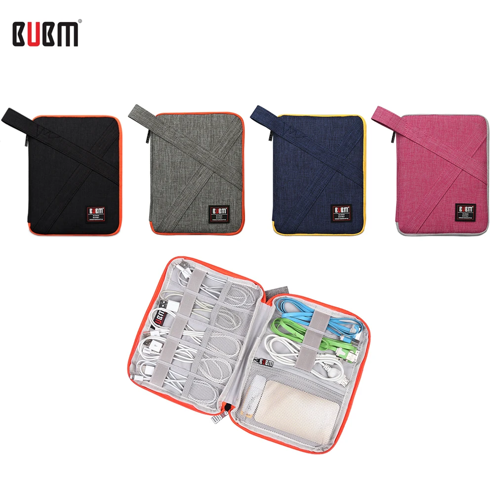 

BUBM bag for digital accessories cable case digital storage receiving bag Portable Travel Organizer case XS S M L XL