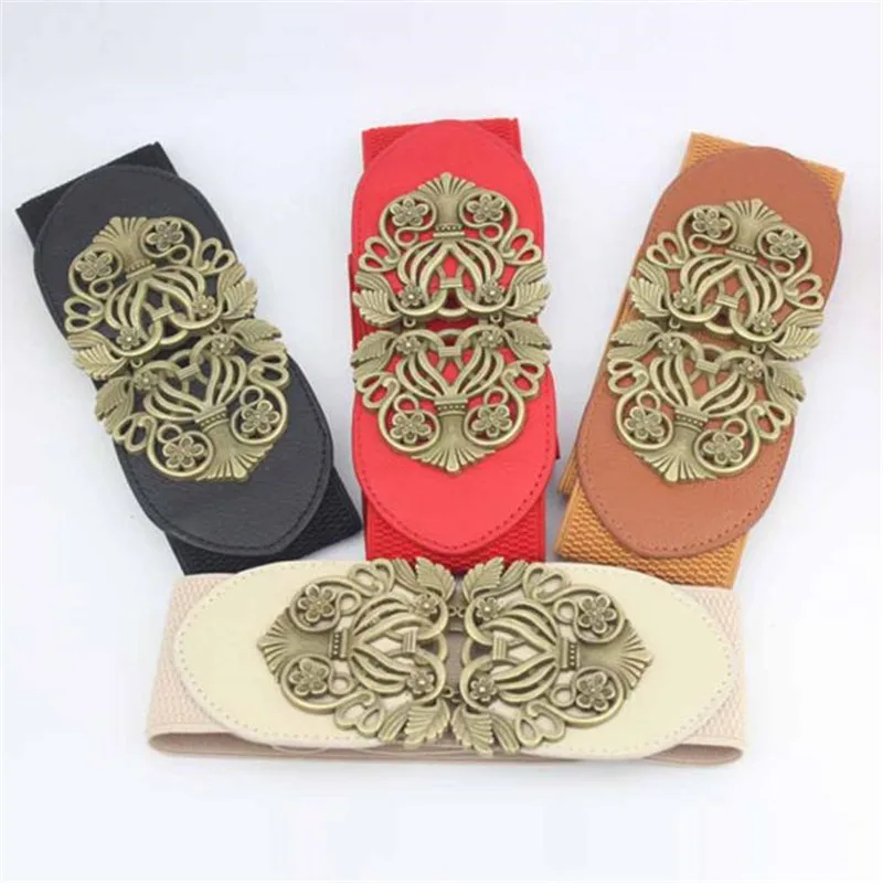 Female Brief Wide Belt Decoration Elastic Cummerbund Strap Dress Accessories Waistband for women Fashion Accessory 40FE067