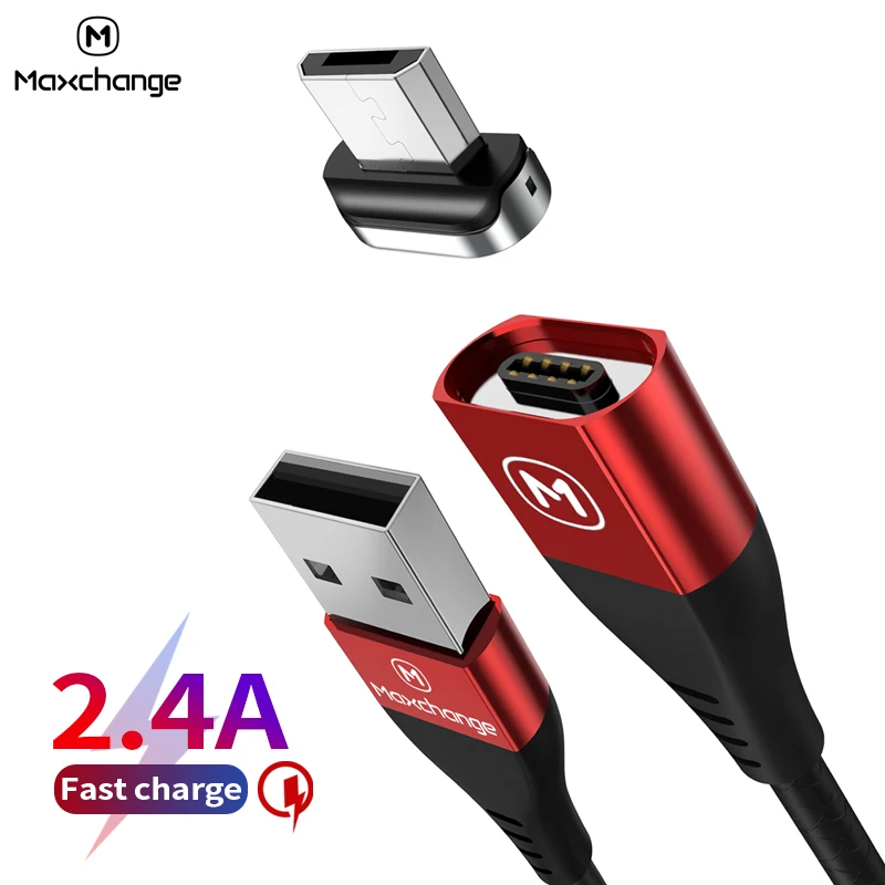 

Magnetic Micro USB Cable 2.4A Fast Charge USB Data Cable For Samsung Xiaomi LG Tablet Android Mobile Phone USB Charging Cables