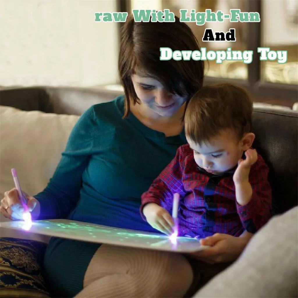 

LED Draw Boards Education Draw With Light-Fun And Developing Toy And Developing Toy Big Pack 1PC / Set Board #39