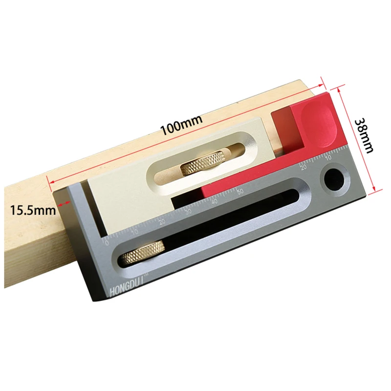 Настольная пила плотник линейка измеритель зазора алюминиевая измерительная линейка Пилообразная линейка маркировочная измеритель зазора измерительный инструмент слот регулятор