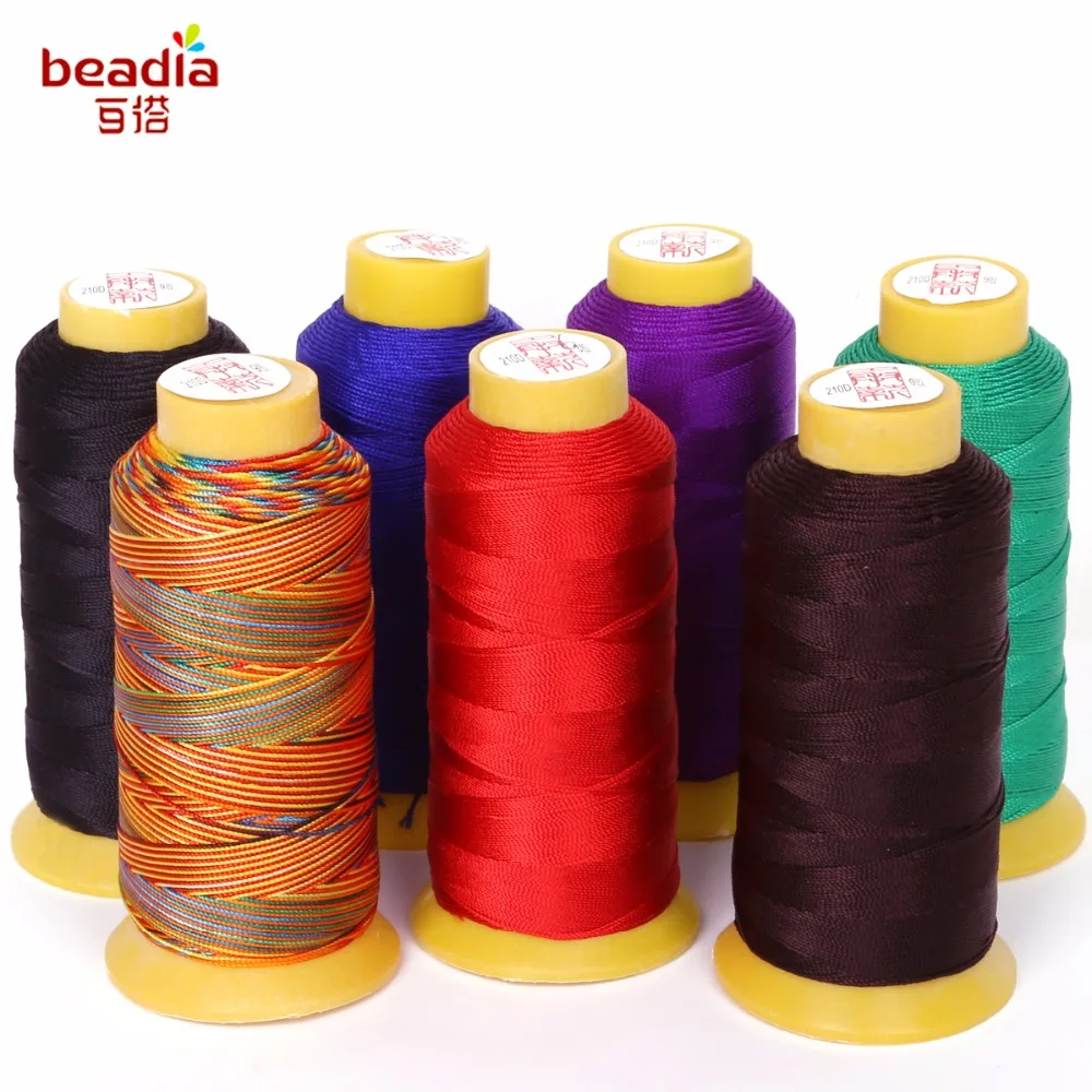 

7Colors 0.25/0.5/0.75/1.2mm size sewing threads for machine DIY sewing thread kit for hand sewing 220-900yards/roll