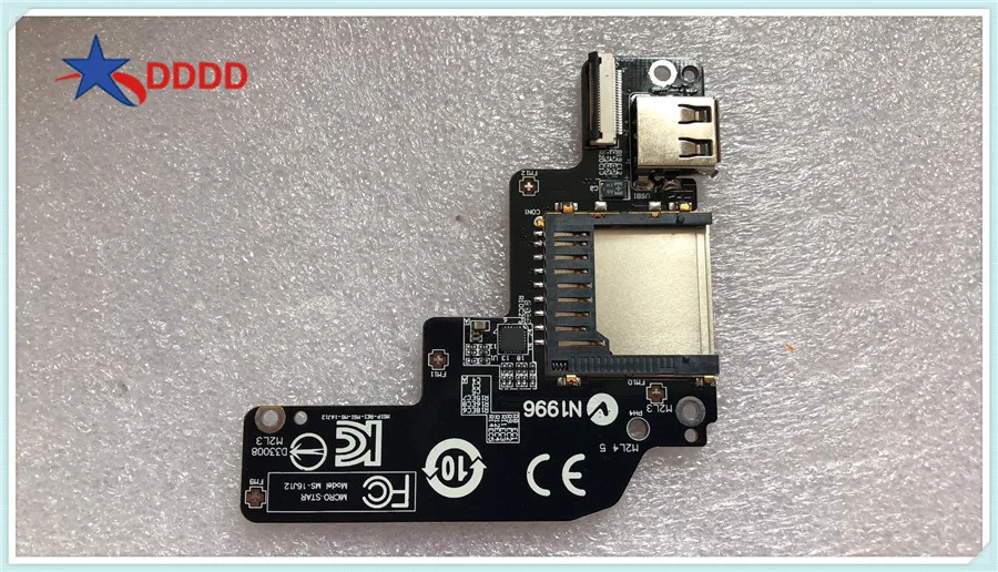 Подлинная Новинка для MSI GE72 USB кард ридер плата MS 16JB2 WIHT кабель в наличии тест