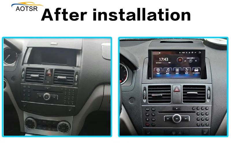 Clearance Android 8.0 Car DVD Player For Mercedes Benz C Class W204 C200 2007-2014 WIFI Car Multimedia Player GPS Navi Car Radio BT 4+32GB 3 Clearance Android 8.0 Car DVD Player For Mercedes Benz C Class W204 C200 2007-2014 WIFI Car Multimedia Player GPS Navi Car Radio BT 4+32GB 3