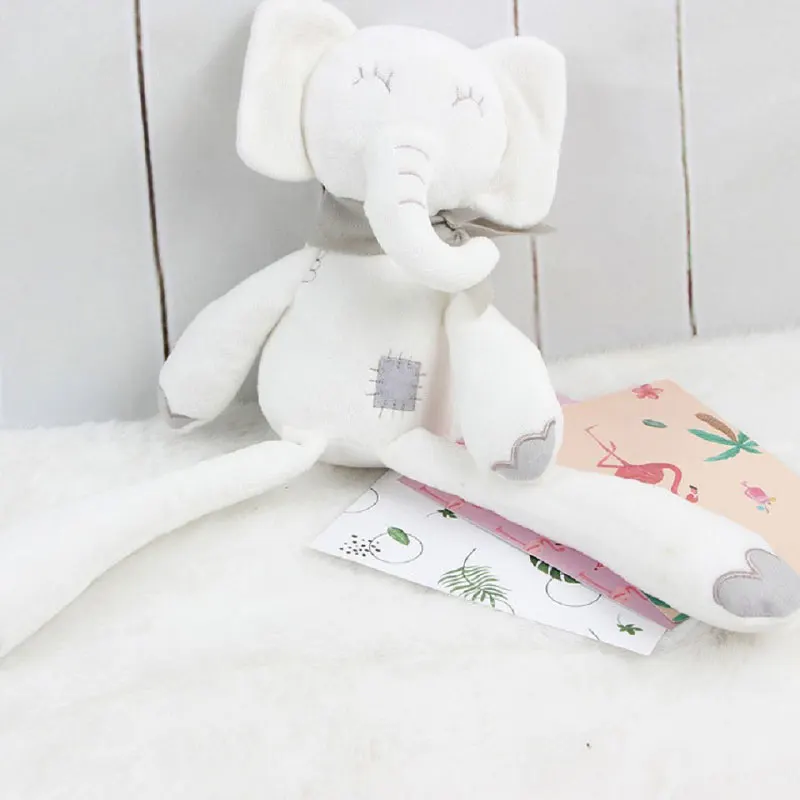plush white elephant