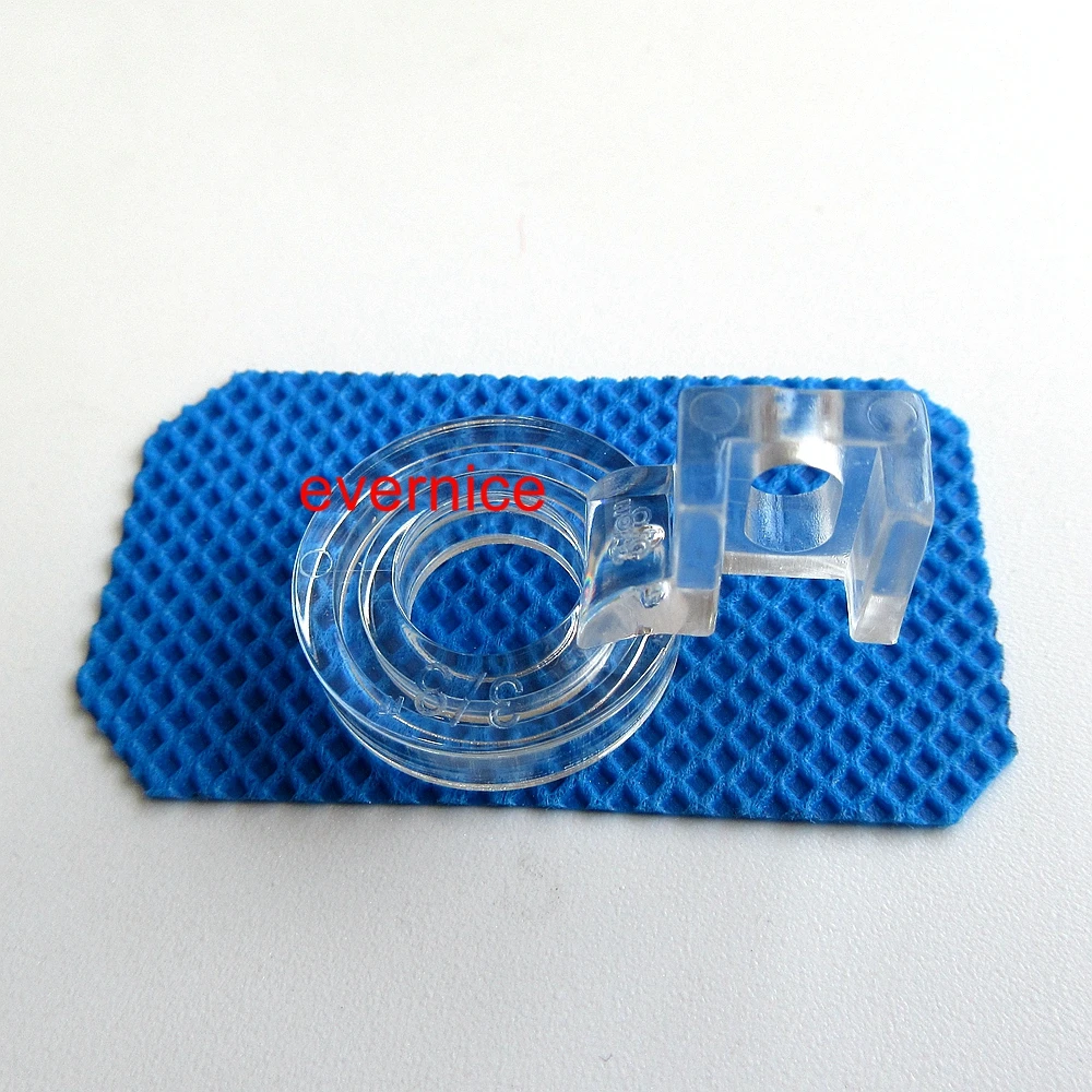 

3/8 Clarity Clear Free Motion Couching Echo Quilting Low Shank Ruler Sewing Foot