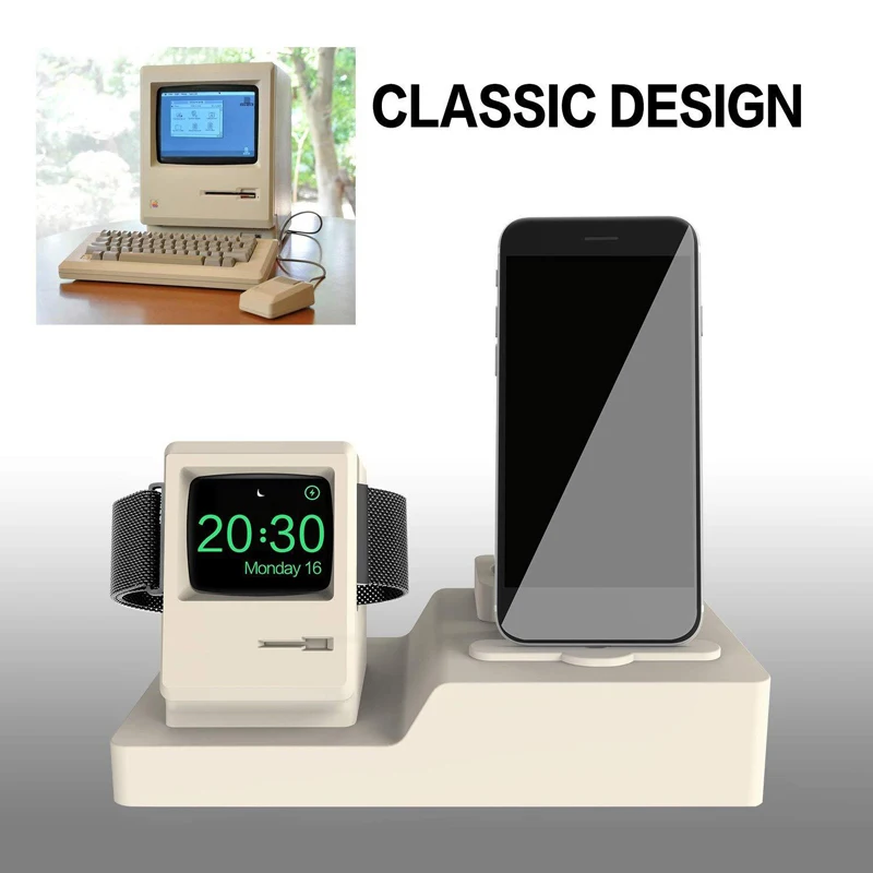 

3 In 1 Silicone Stand Holder for Apple AirPods i10 TWS Charging Dock Station Base for Apple Watch IPhone i7 TWS Earphone Stand