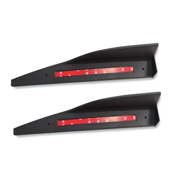 

2Pcs Universal Car Side Skirt Rocker Splitters Winglet Wings Canard Diffuser Shovel Decorative Scratch Resistant Winglet-Black