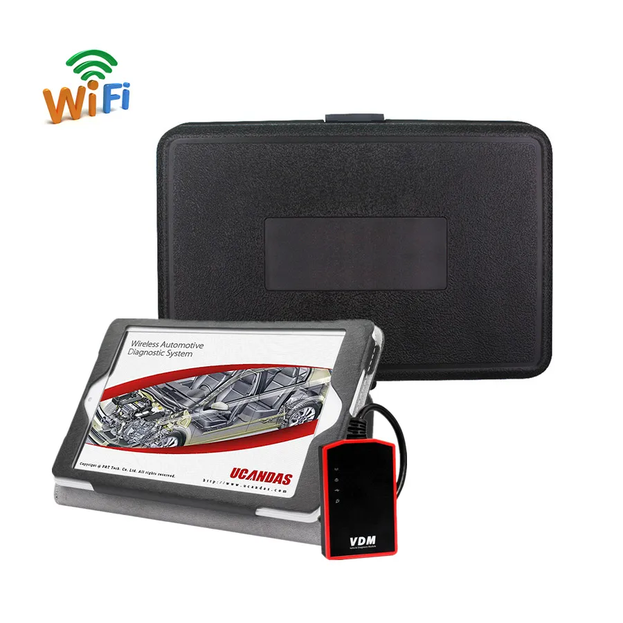 100% Original VDM UCANDAS V3.9 Software Auto Professional Diagnostic Tool Installed On Tablet PC Full Systems Support